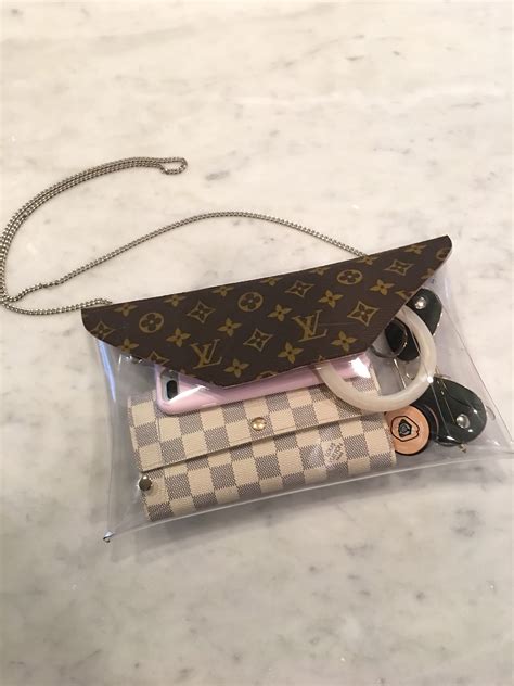 louis vuitton upcycled bags|recycled Louis Vuitton clear bag.